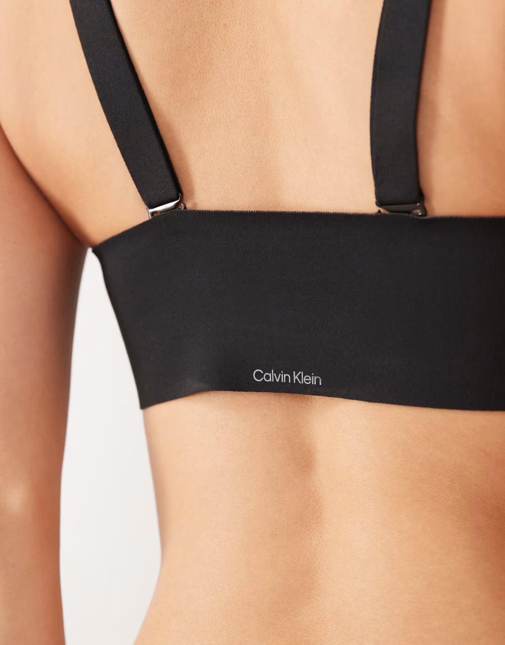czarny biustonosz bandeau