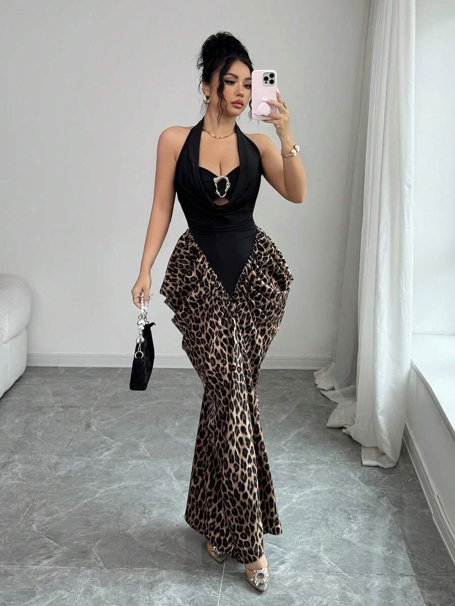 sukienka animal print