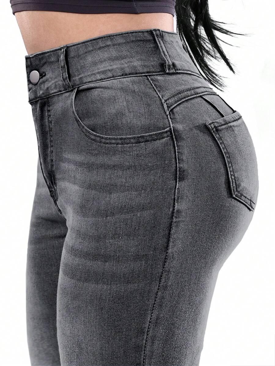SPODNIE JEANSOWE RURKI 