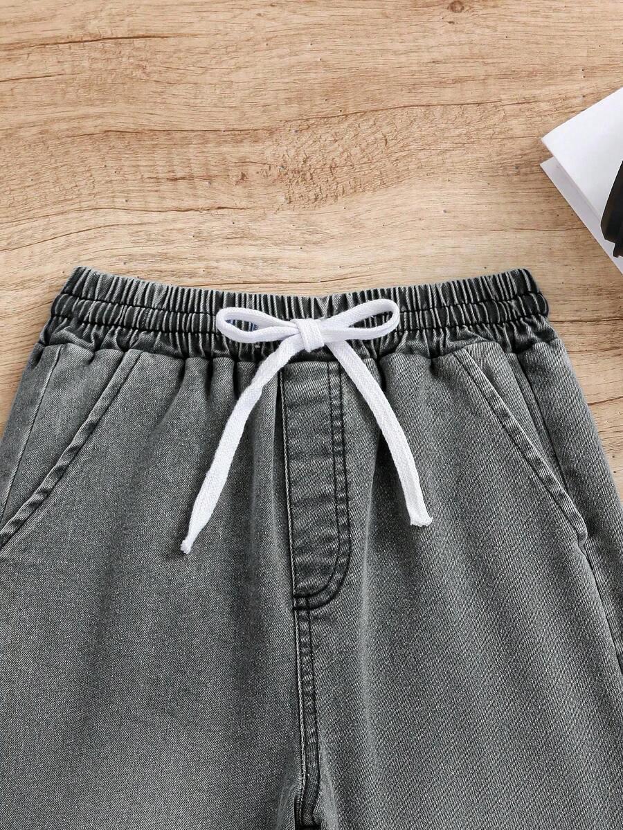 szare spodnie jeans 