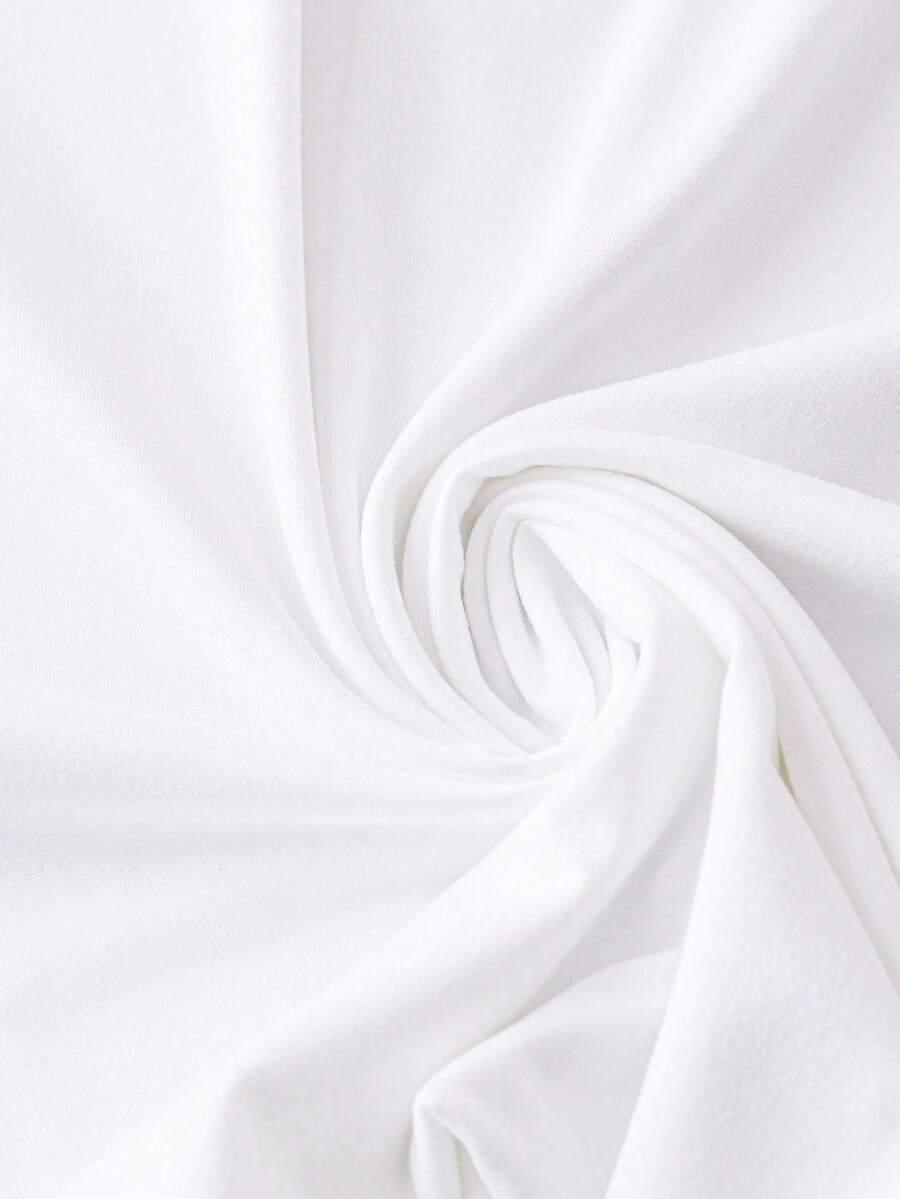 BIAŁY T-SHIRT PRINT