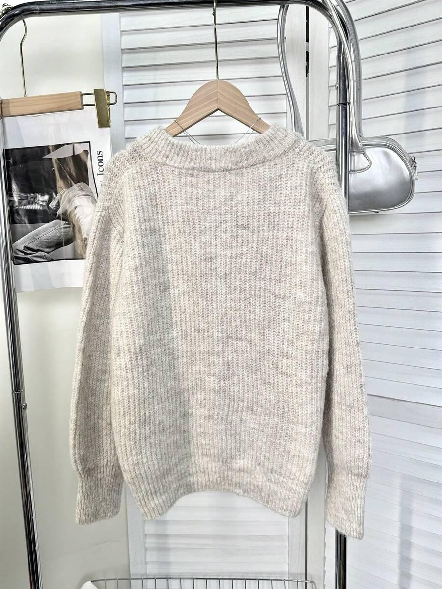 rozpinany sweter KARDIGAN OVERSIZE DŁUGI RĘKAW