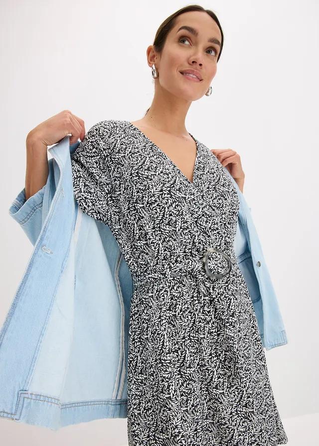 sukienka v-neck wzór