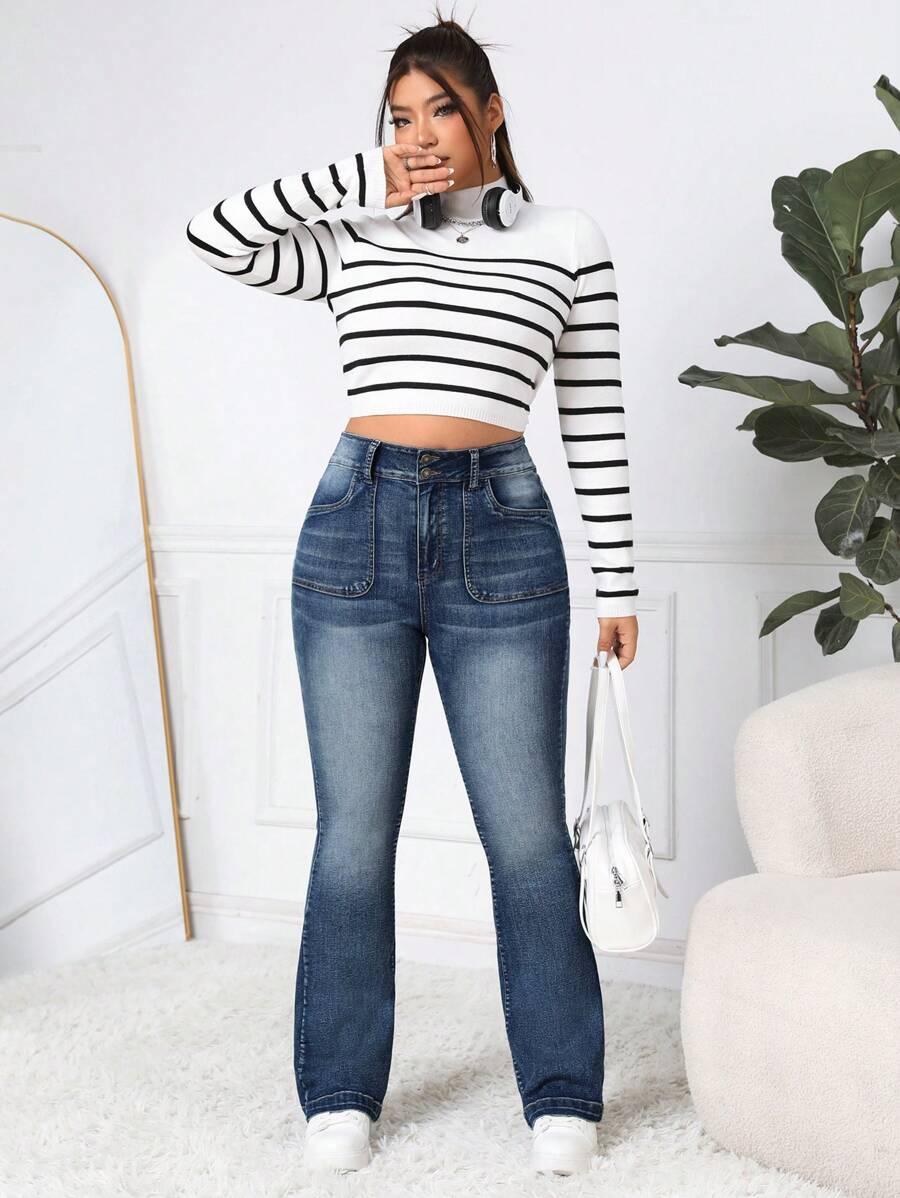 spodnie jeans kieszenie