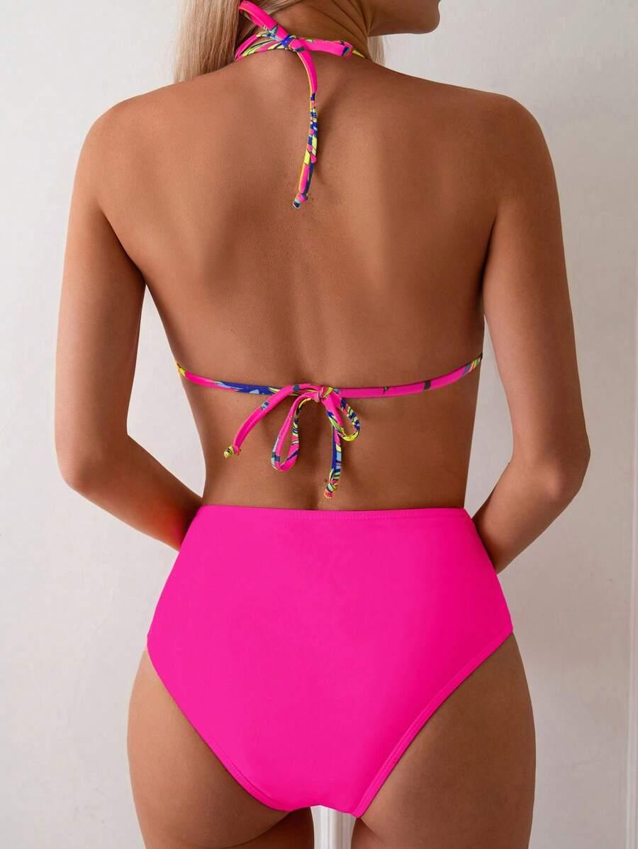 komplet bikini print 