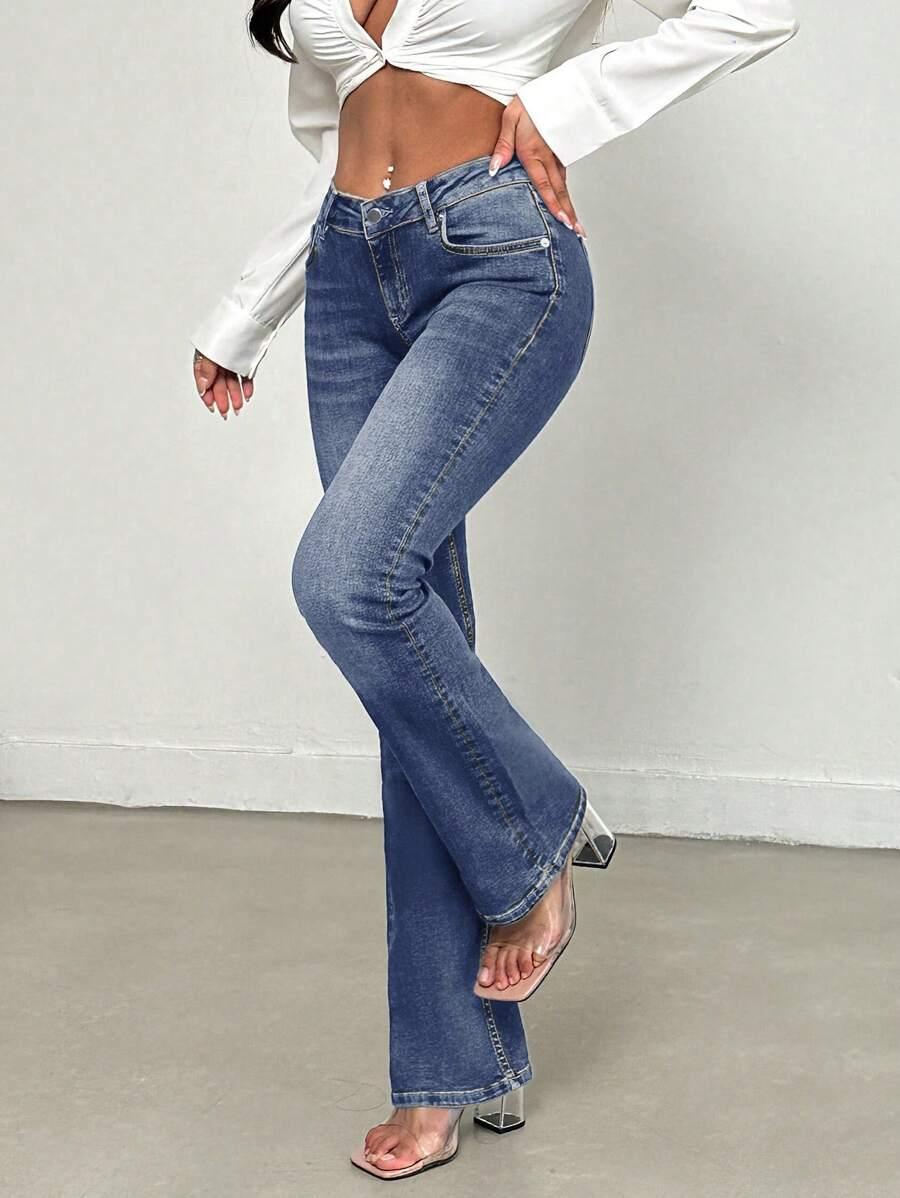 NIEBIESKIE SPODNIE JEANS
