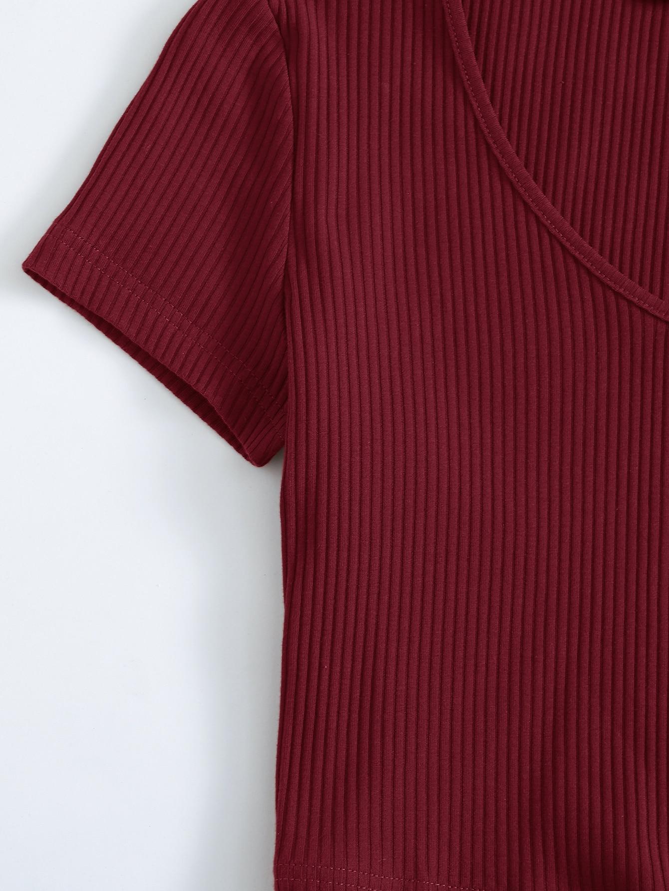 BURGUNDOWY TOP PRĄŻKI 