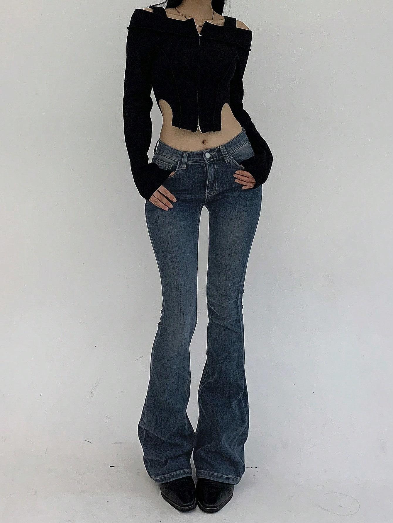 NIEBIESKIE SPODNIE JEANS