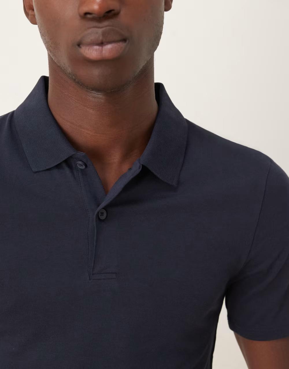 Granatowa koszulka typu polo
