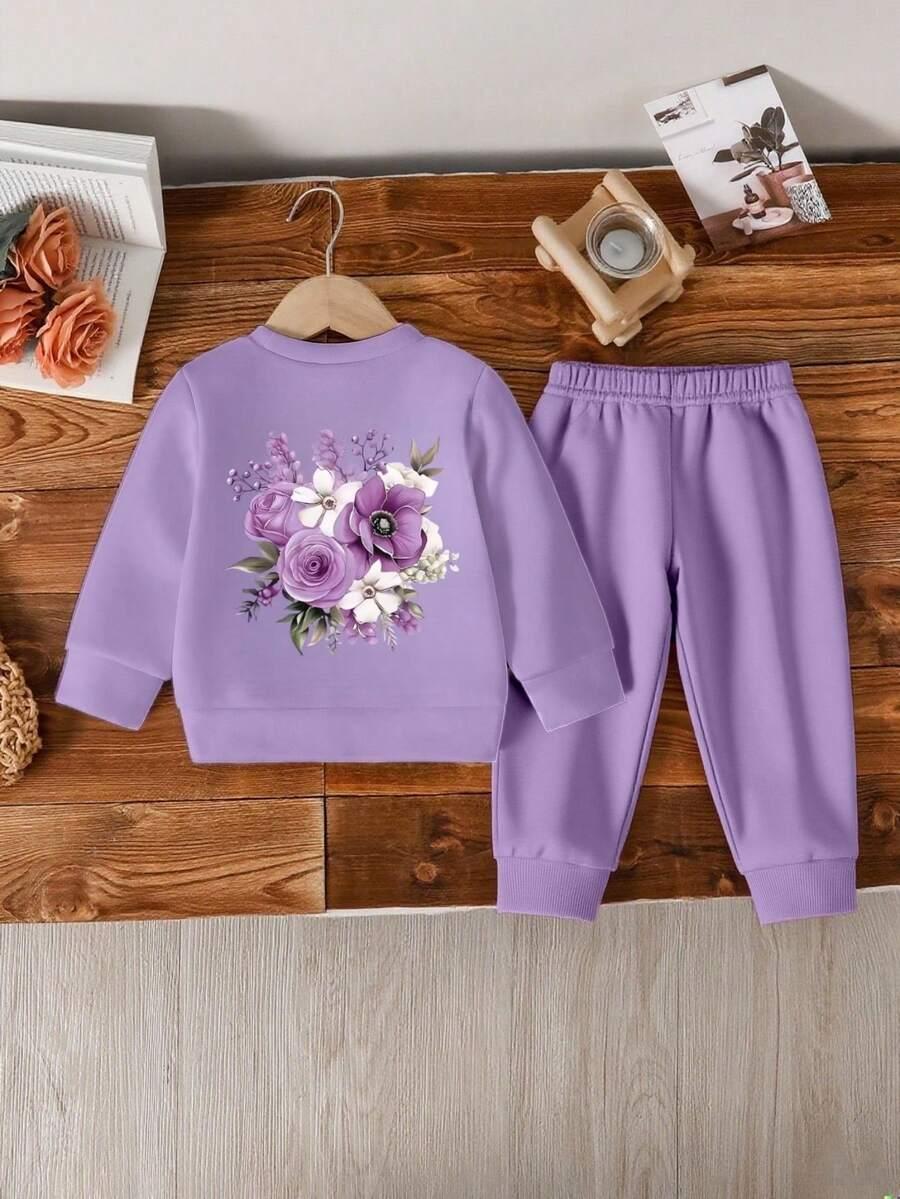 komplet bluza spodnie dres wzór print