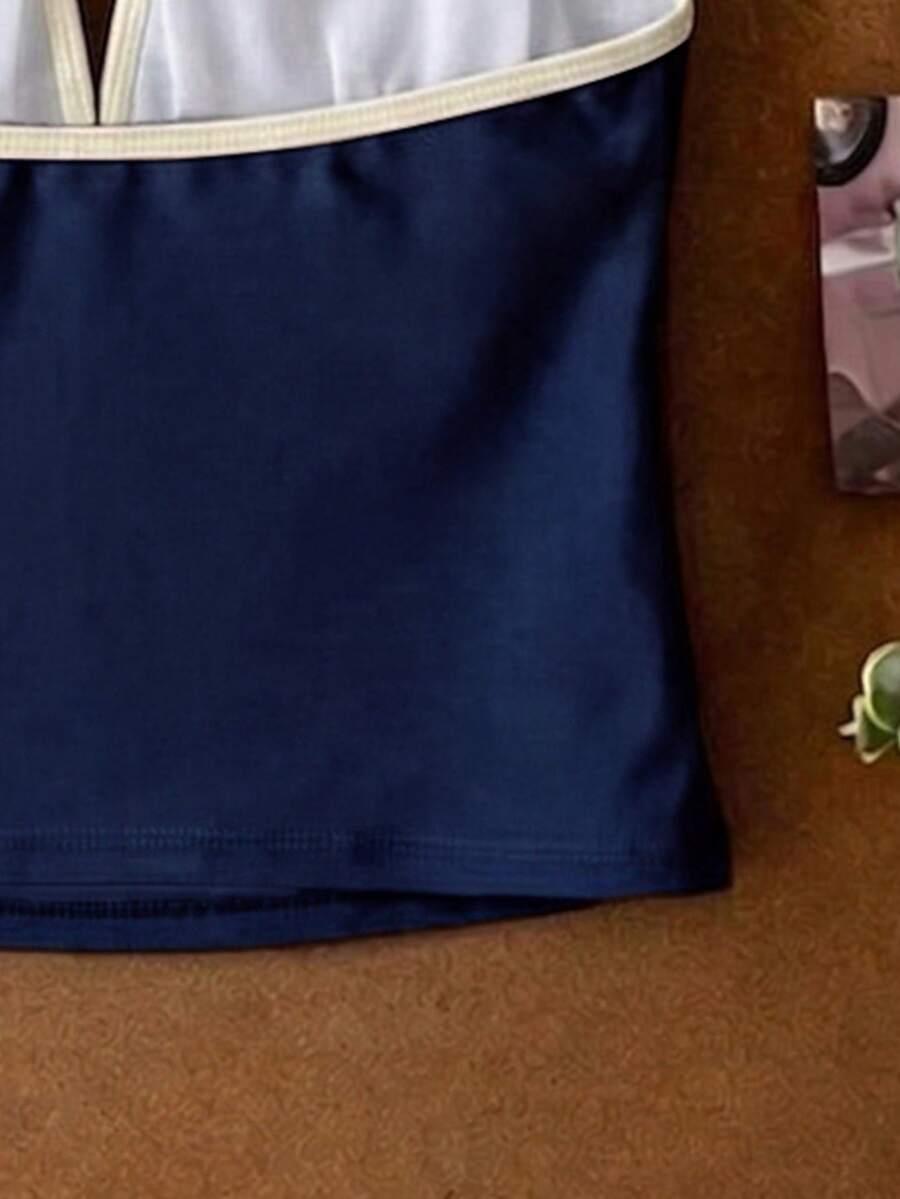 WIĄZANY TOP TANKINI