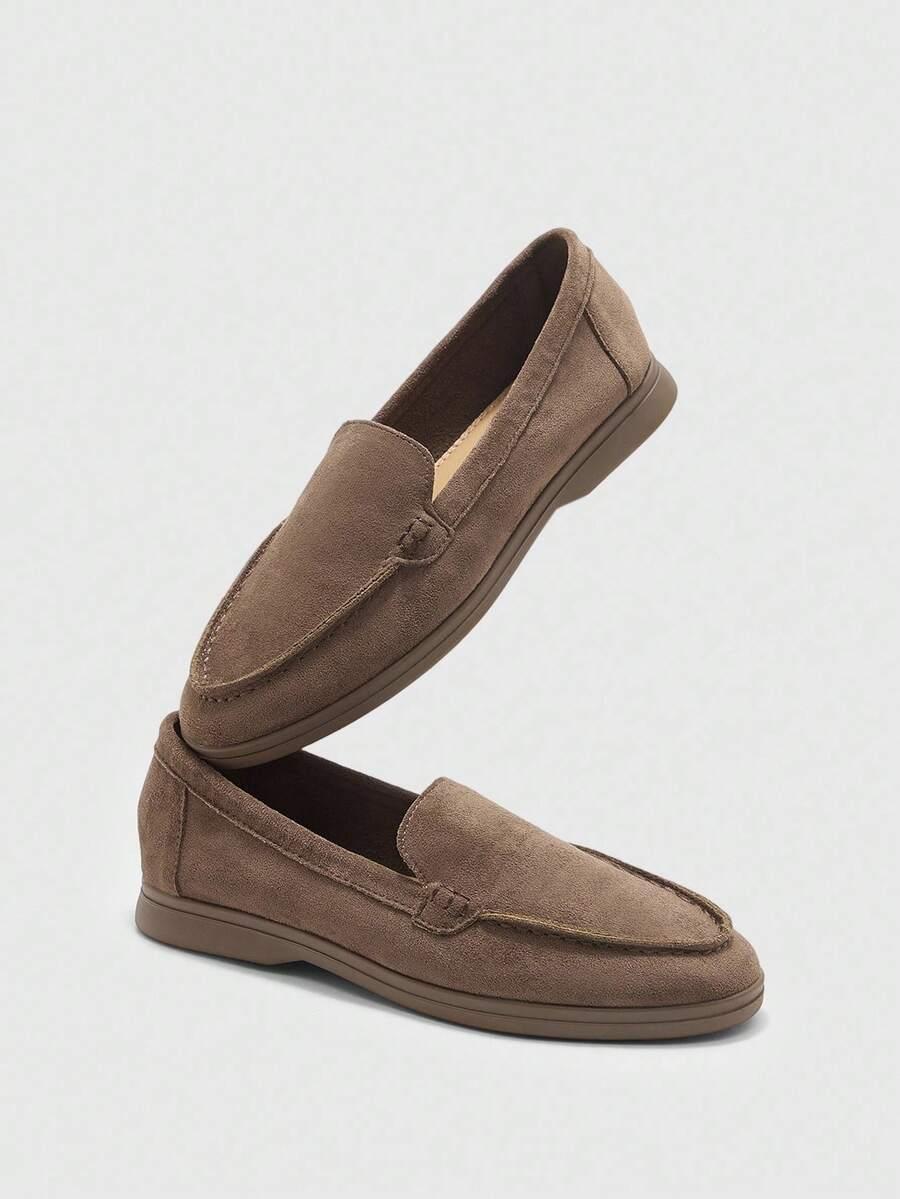 BRĄZOWE MOKASYNY CASUAL