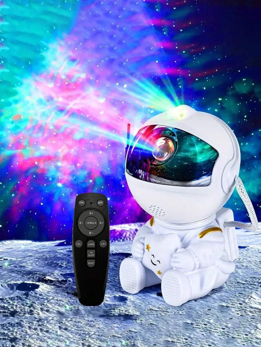 LAMPKA NOCNA PROJEKTOR astronauta led pilot