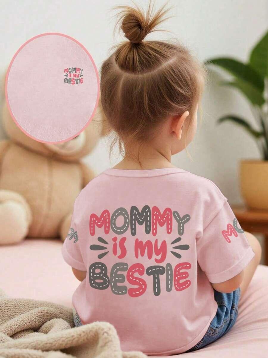 t-shirt print okrągły dekolt