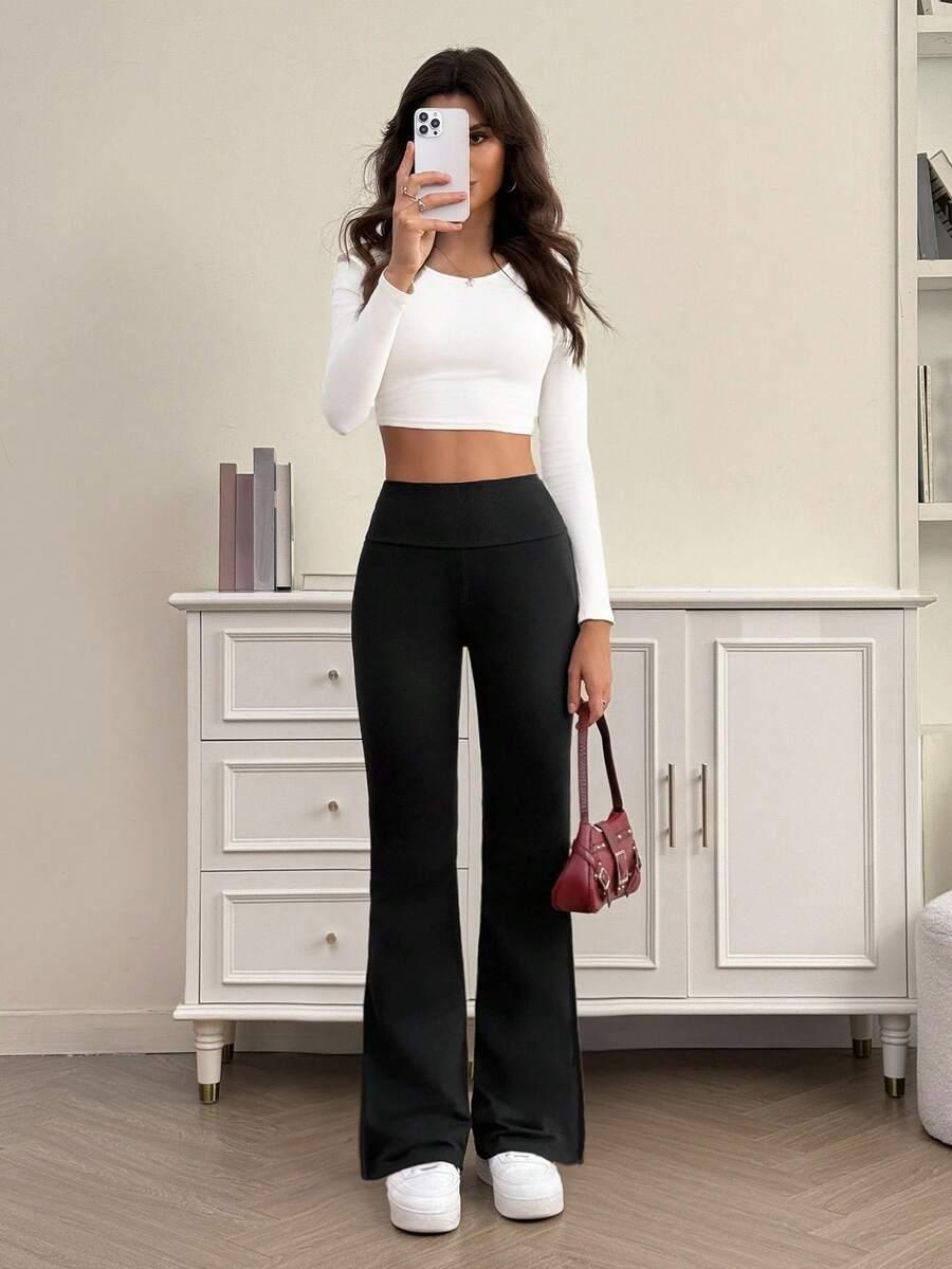 CZARNE LEGGINSY WYSOKI STAN