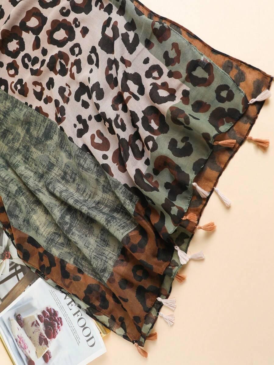 szal animal print 