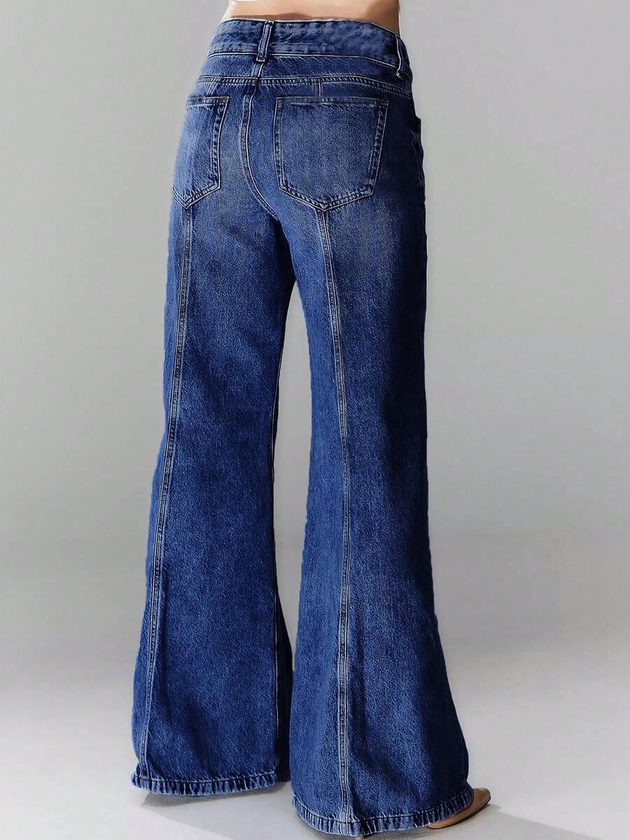 NIEBIESKIE SPODNIE JEANS