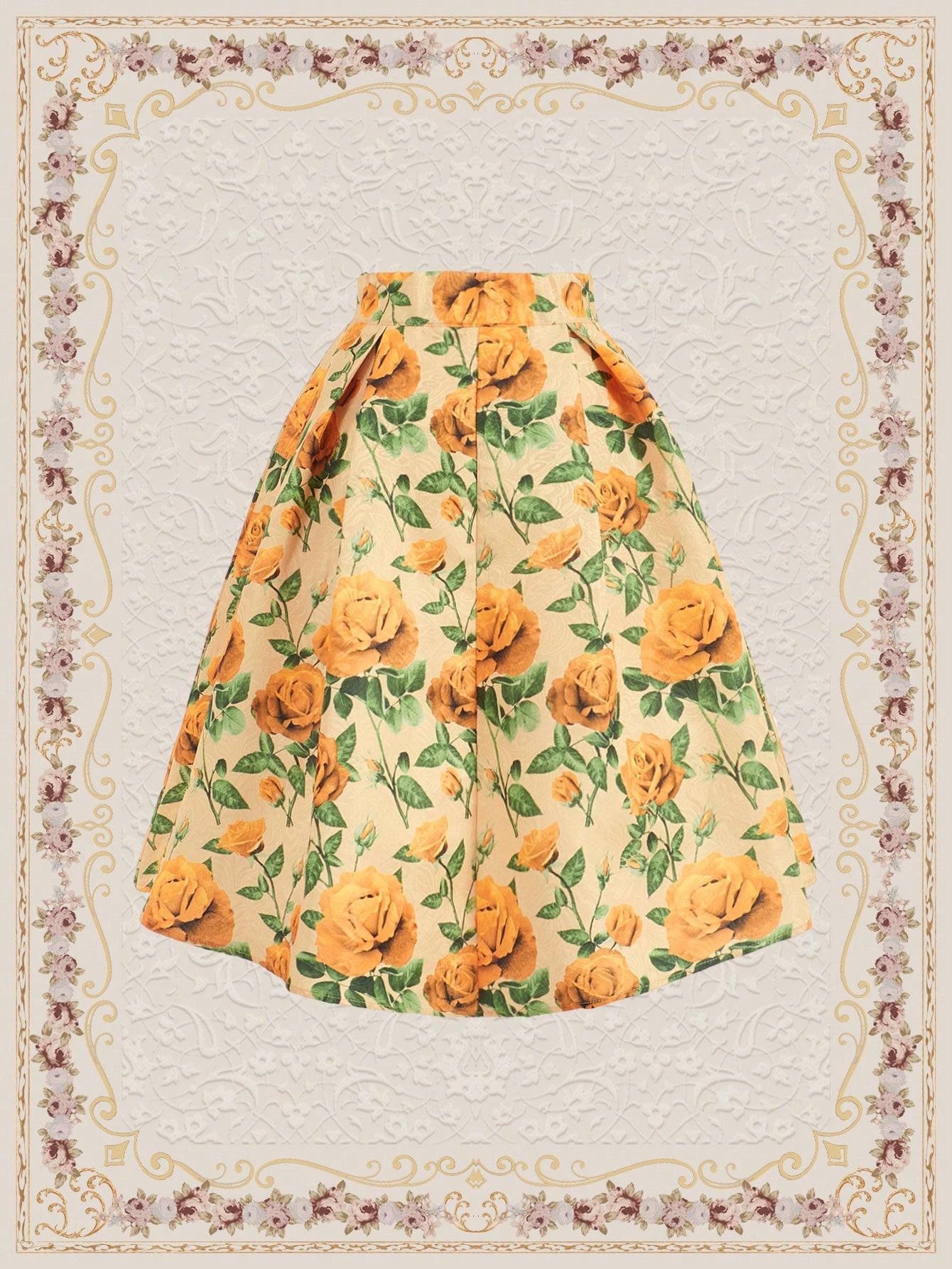SPÓDNICA ROZKLOSZOWANA REGULAR - PRZED KOLANO