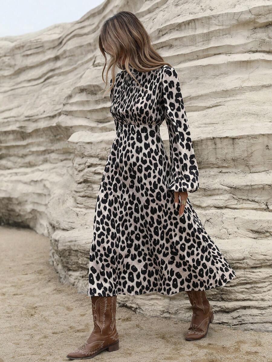 SUKIENKA ANIMAL PRINT STÓJKA