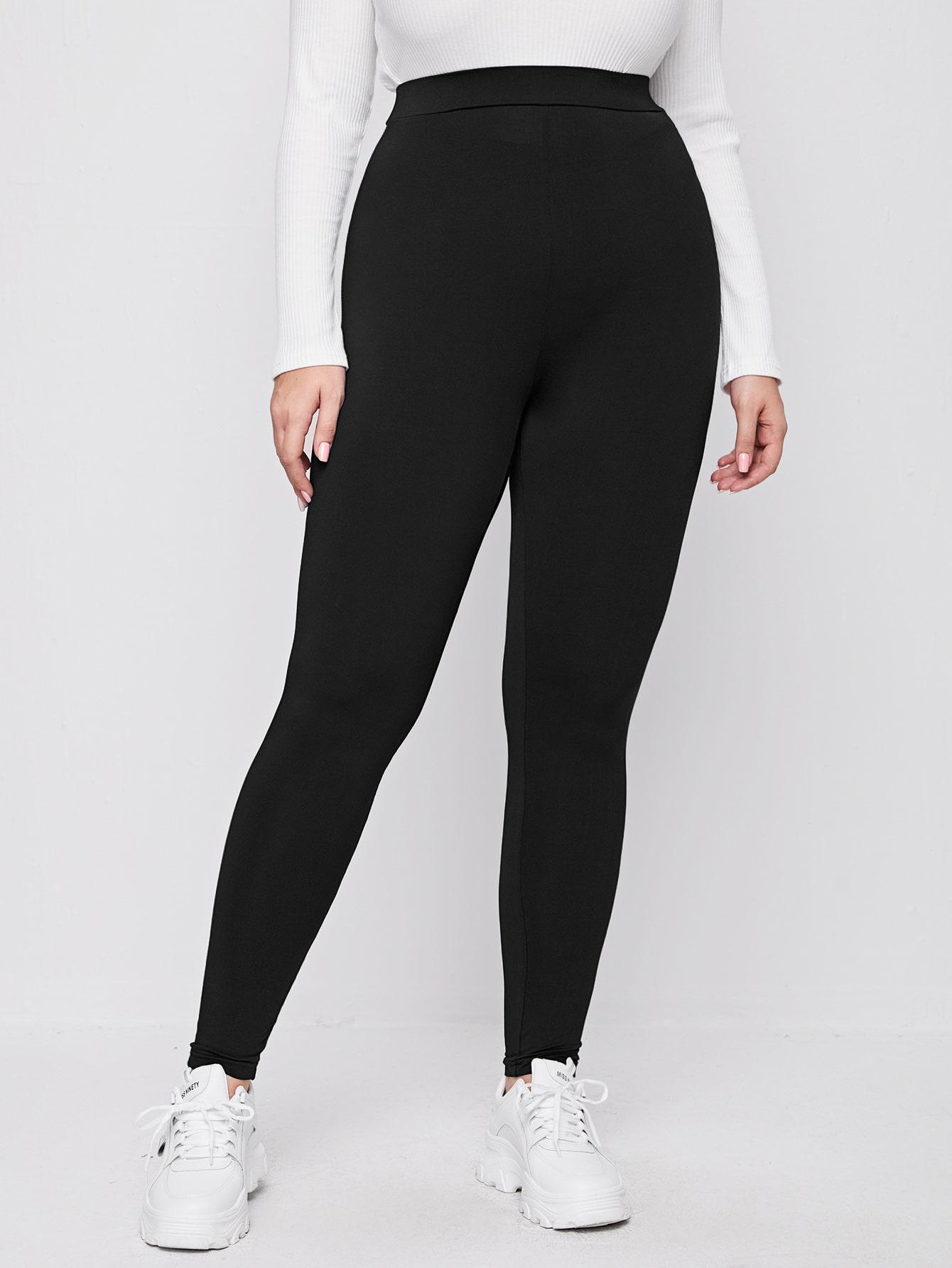 CZARNE LEGGINSY WYSOKI STAN
