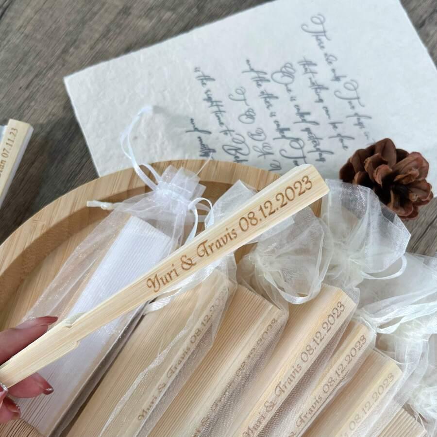 biały wachlarz woreczki 10-pack