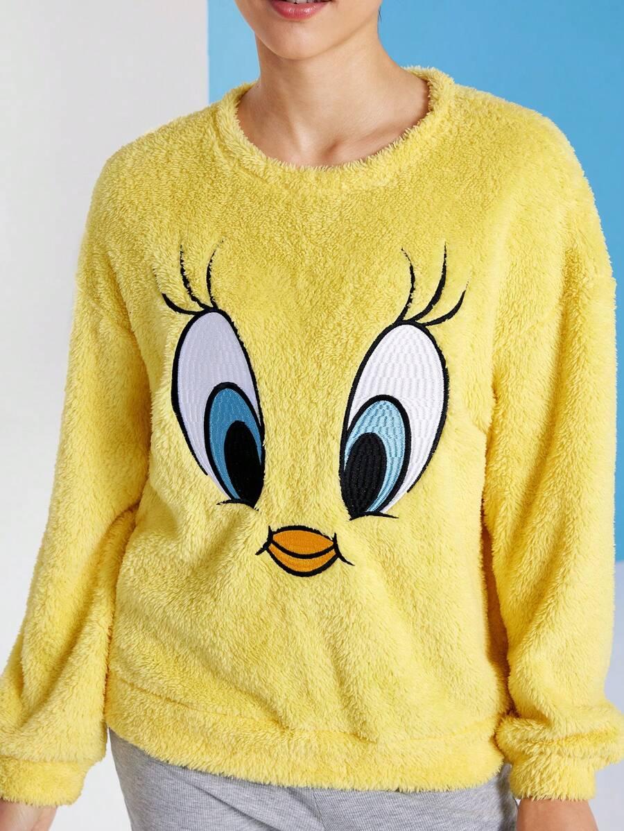 żółta bluza wzór