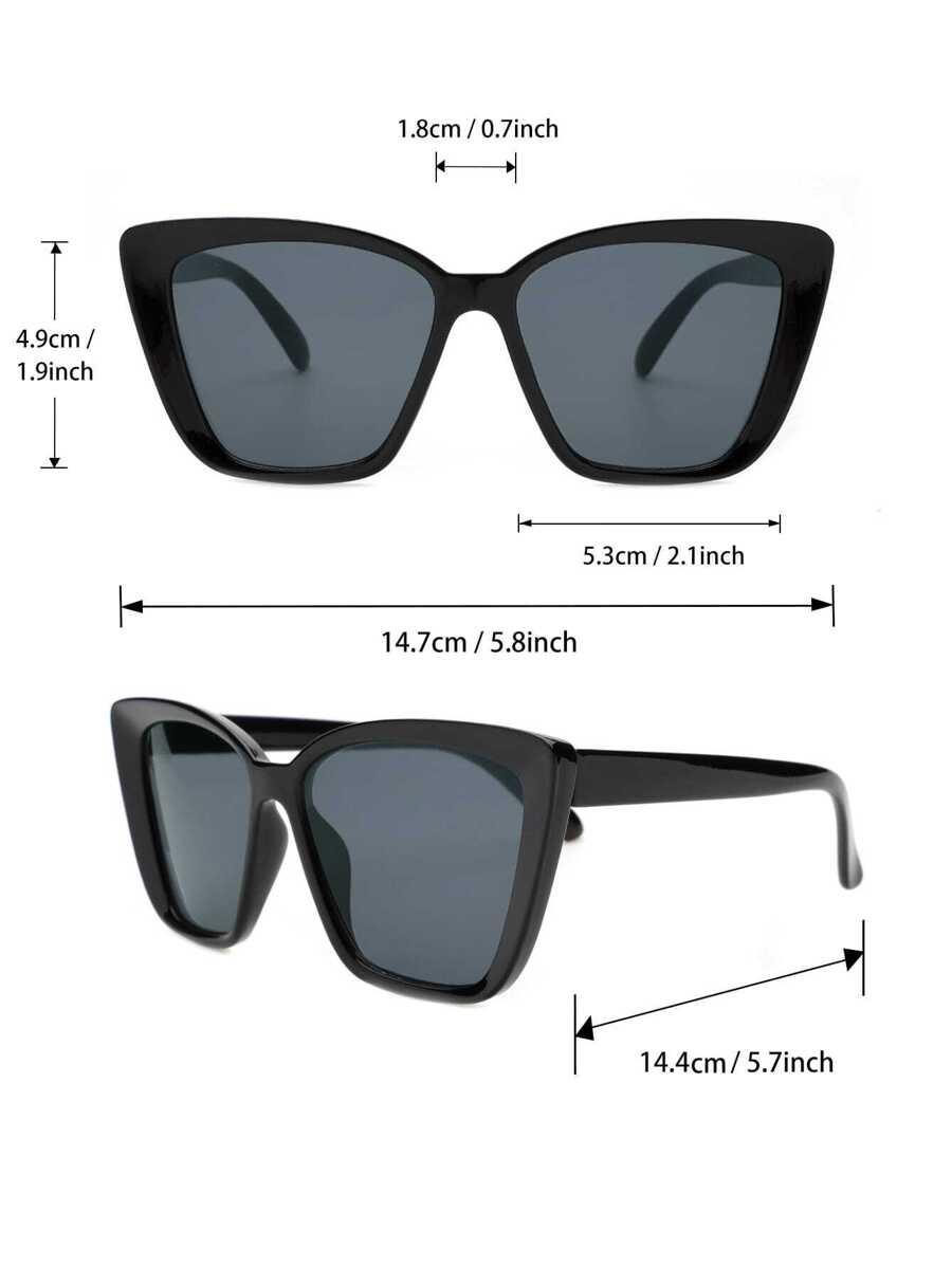 CZARNE OKULARY PRZECIWSŁONECZNE 2-PACK