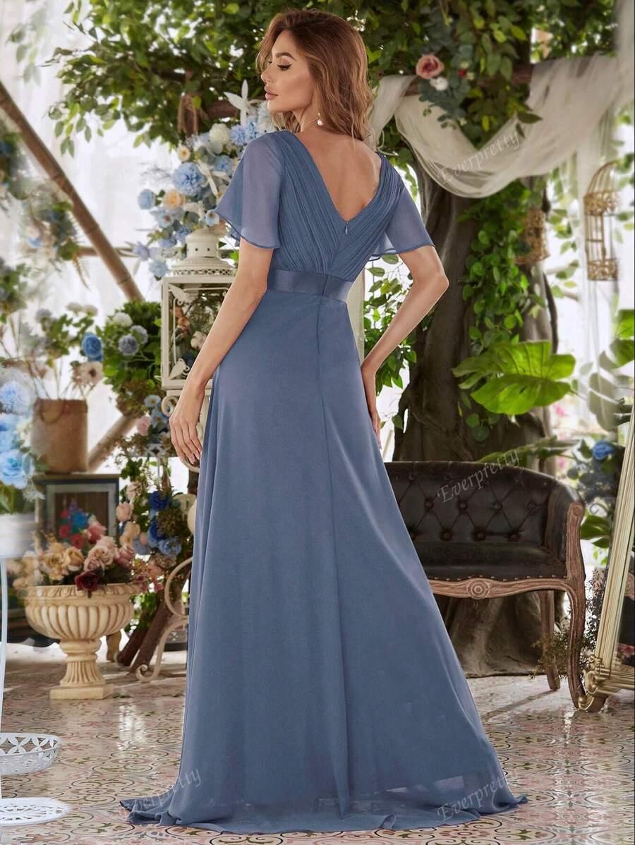 NIEBIESKA MAXI SUKIENKA 