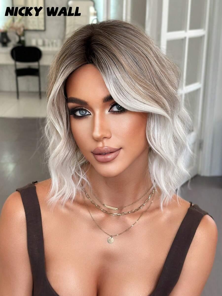 BLOND PERUKA WŁOSY SYNTETYCZNE