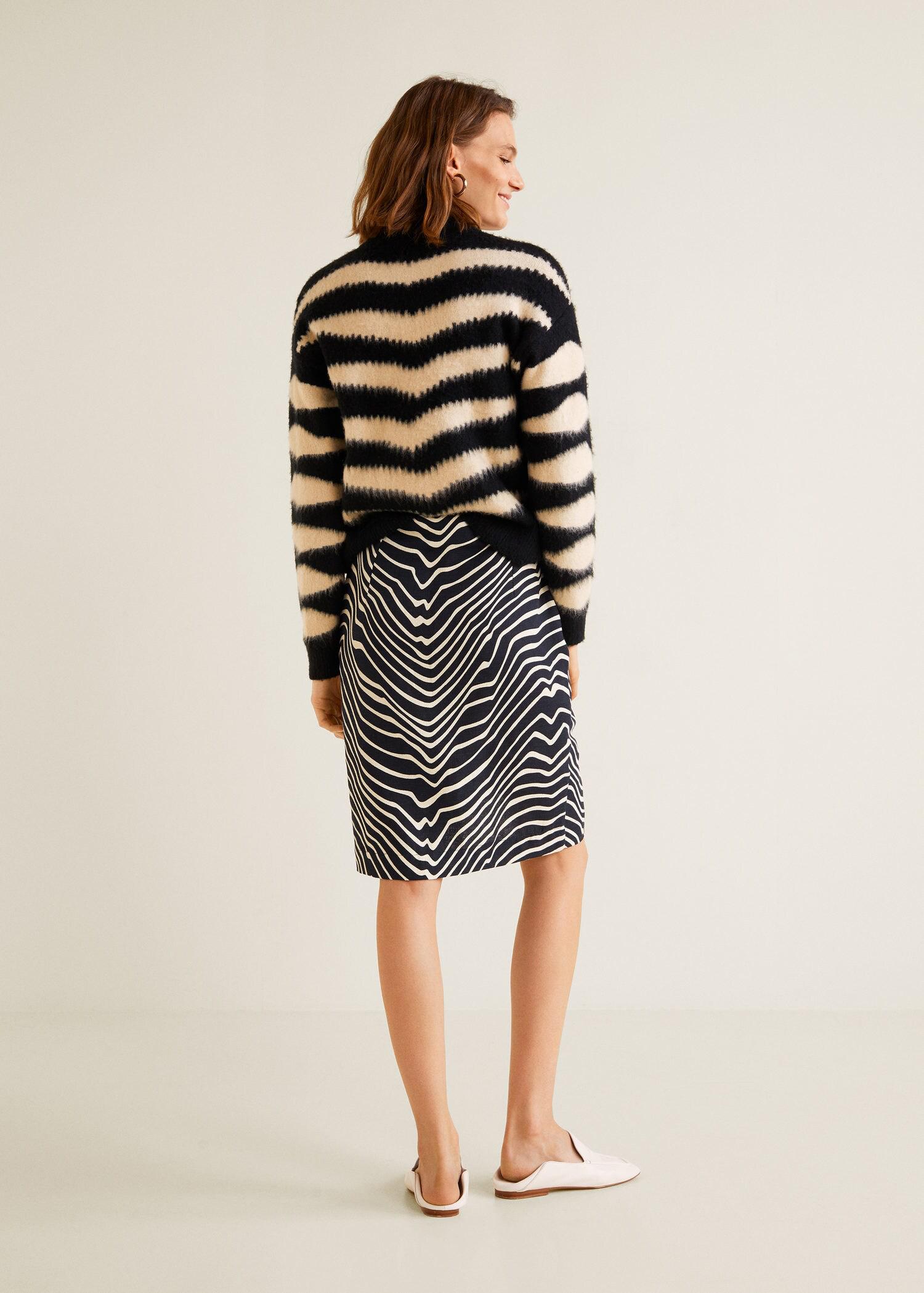 SPÓDNICA ZEBRA PRINT