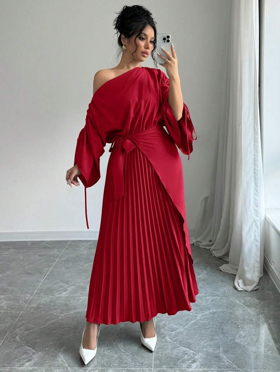 ELEGANCKA MAXI SUKIENKA KOKTAJLOWA 