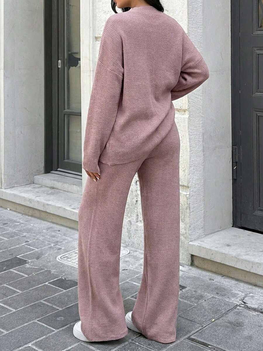 sweter spodnie komplet