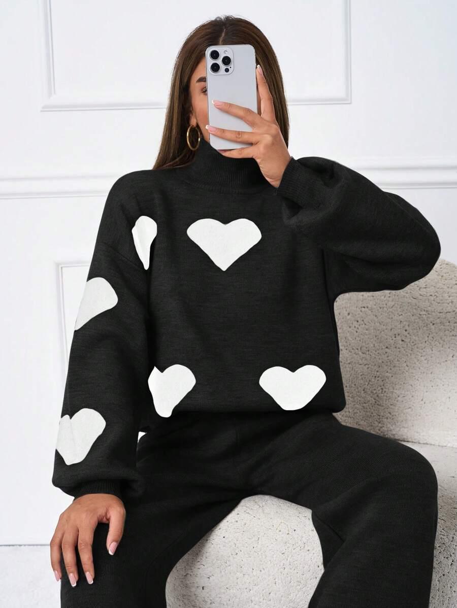 KOMPLET SWETER SPODNIE