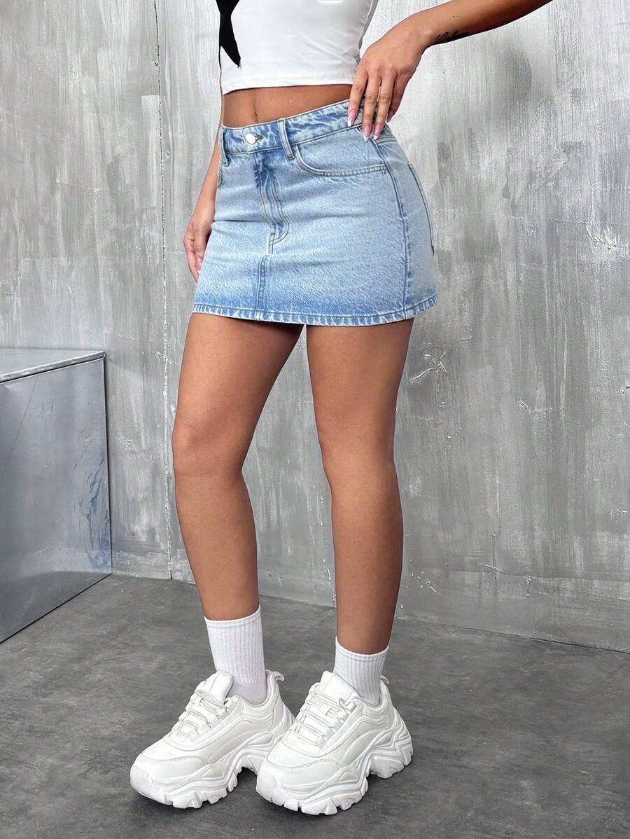 MINI SPÓDNICA JEANS