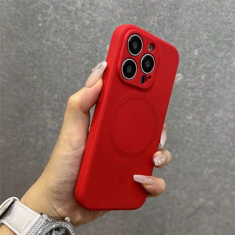 czerwone etui na telefon iPhone 16 Pro