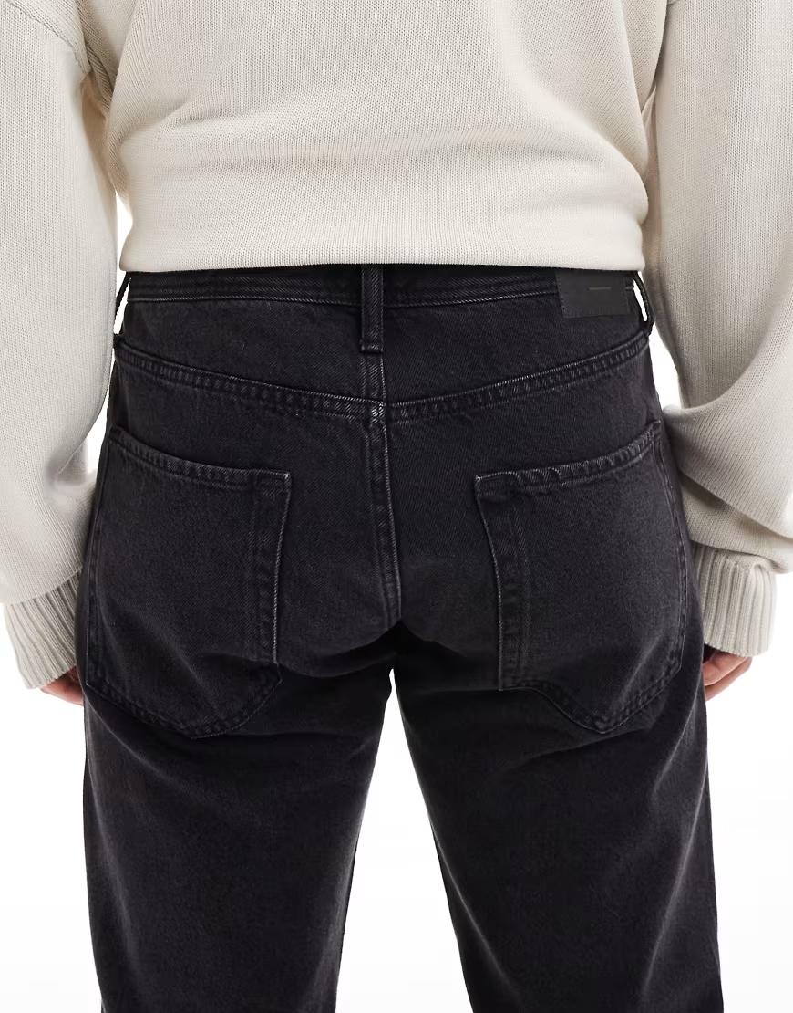 CZARNE SPODNIE JEANS
