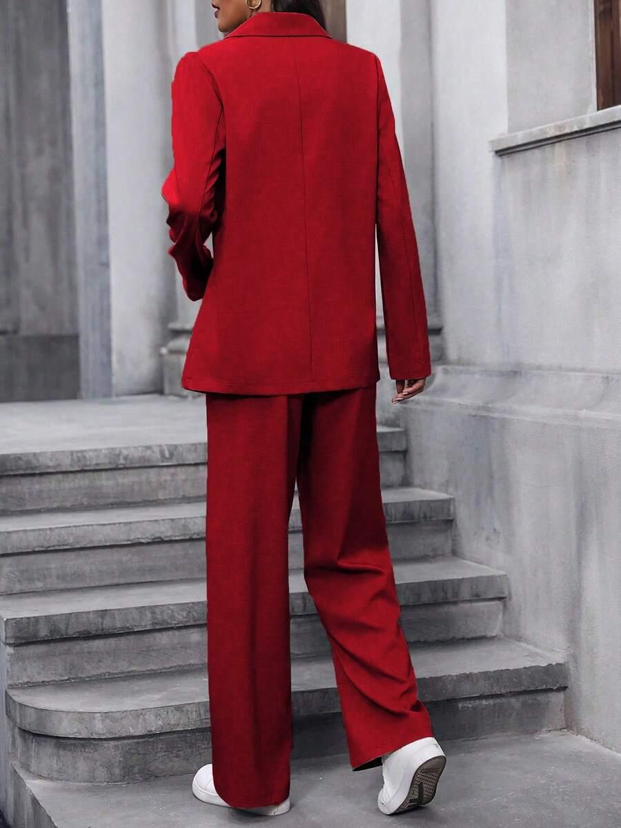czerwone spodnie casual