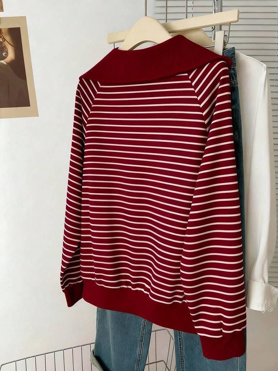 bluza zamek paski