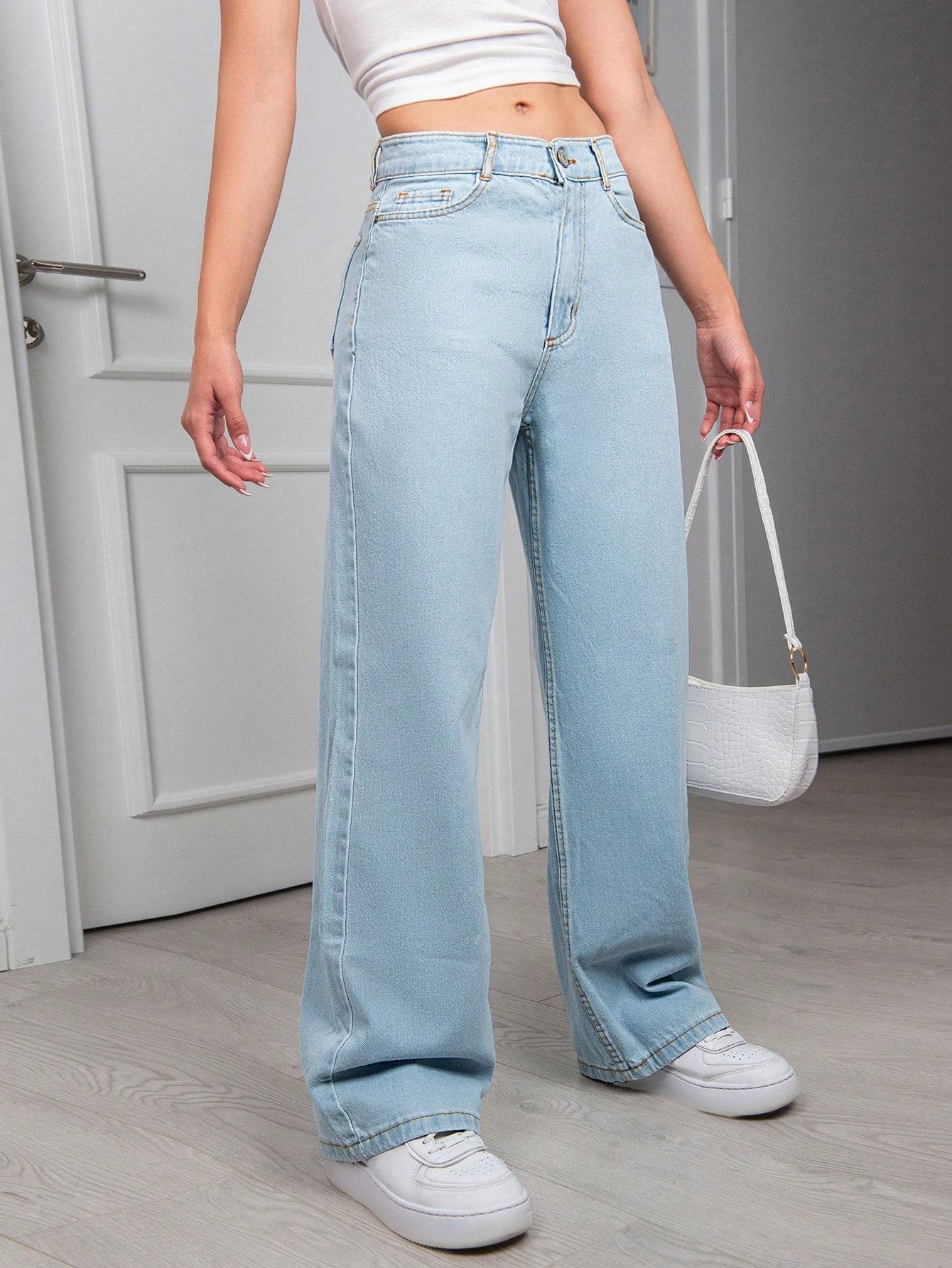 spodnie jeans prosta nogawka