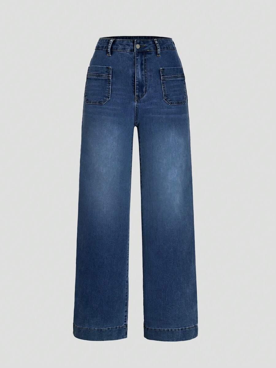 NIEBIESKIE SPODNIE JEANS 