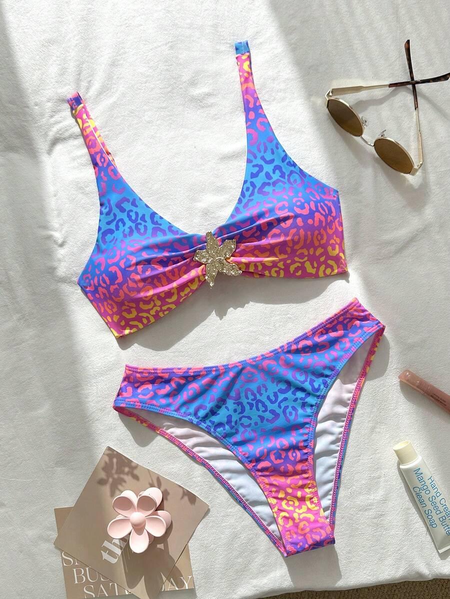 KOMPLET BIKINI Z WZOREM
