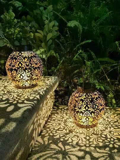 złoty lampion zdobienie