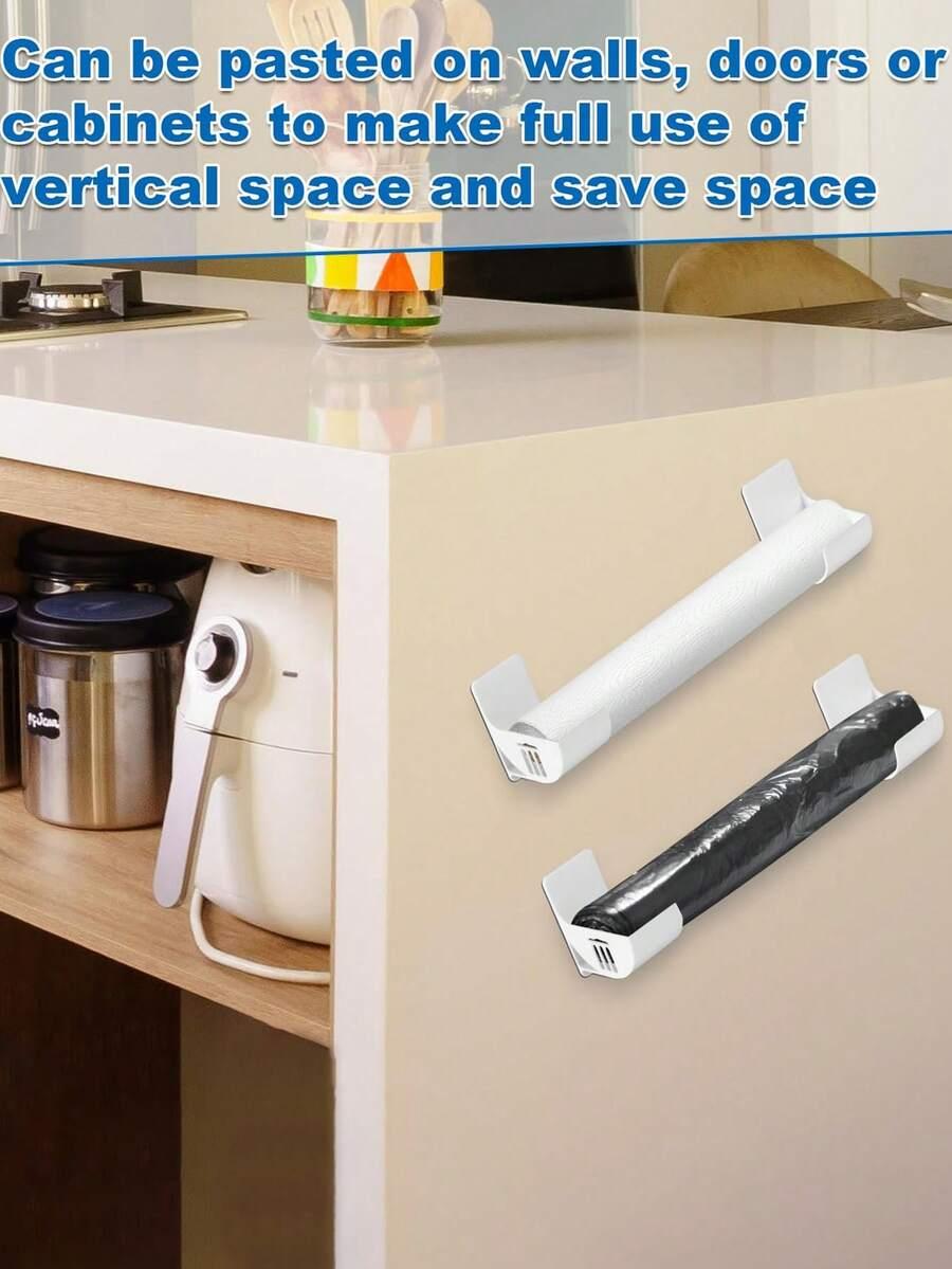 biały uchwyt na worki 2-pack