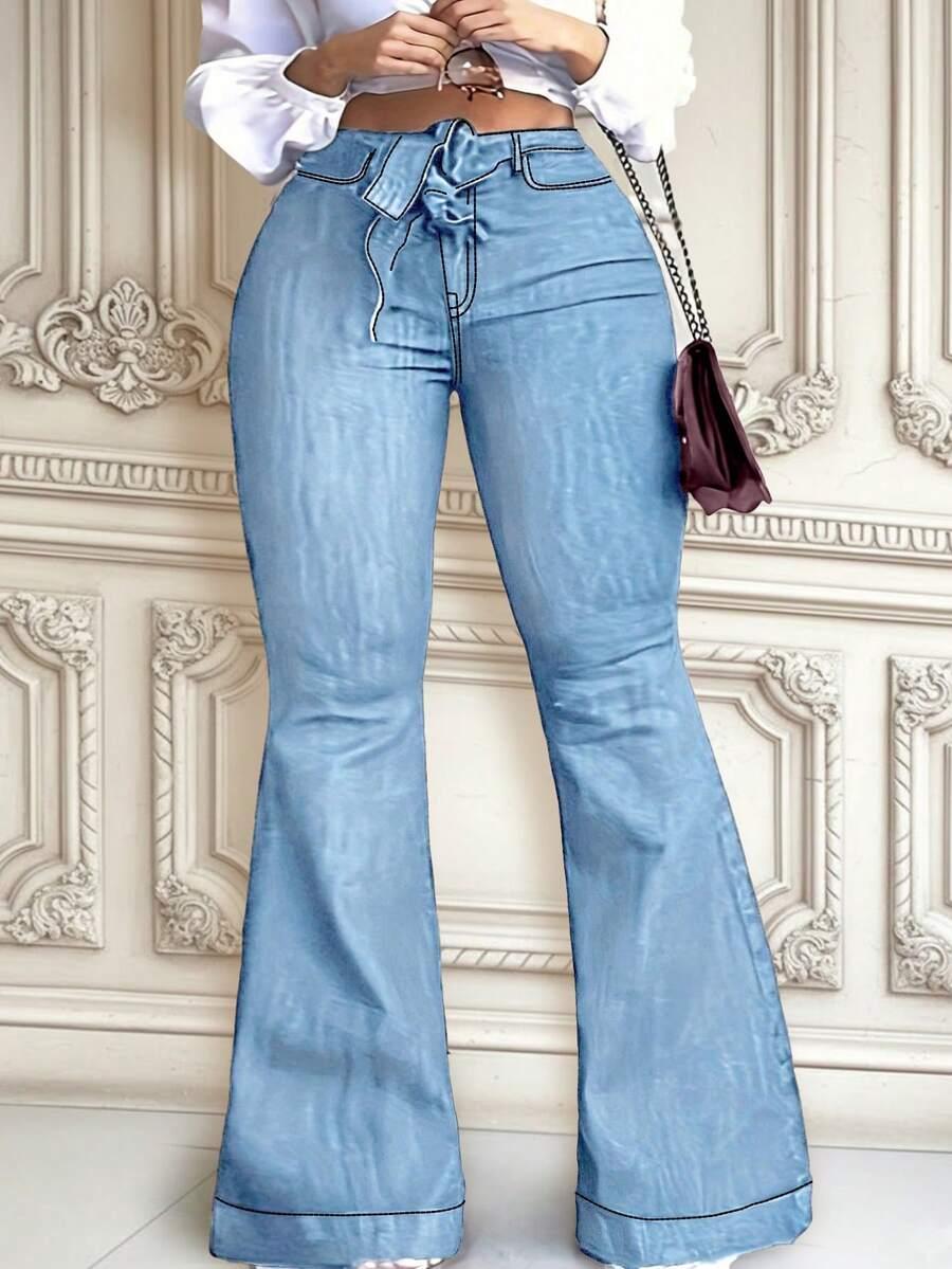  jeansowe spodnie casual