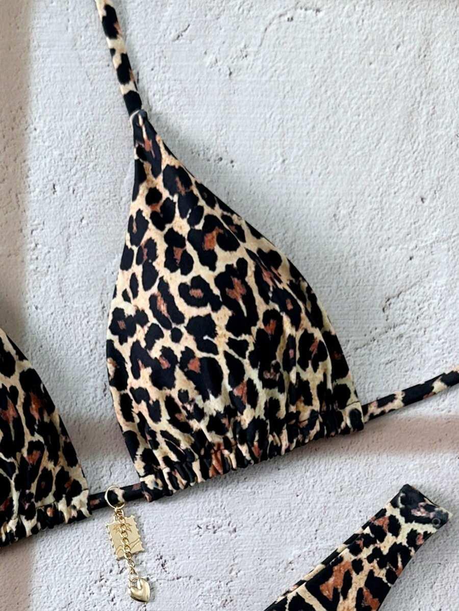 DWUCZĘŚCIOWY STRÓJ KĄPIELOWY ANIMAL PRINT