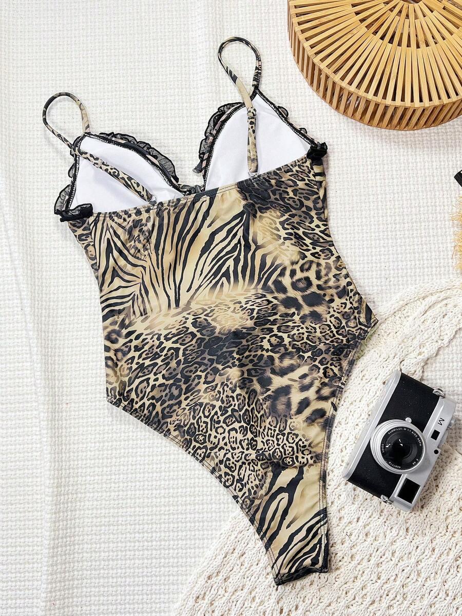 JEDNOCZĘŚCIOWY STRÓJ KĄPIELOWY ANIMAL PRINT