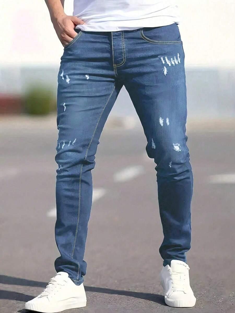 SPODNIE JEANS rurki