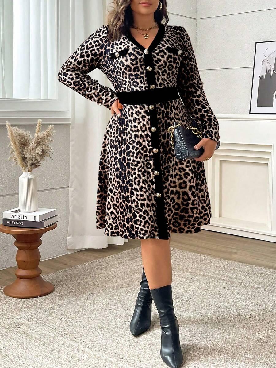 sukienka animal print