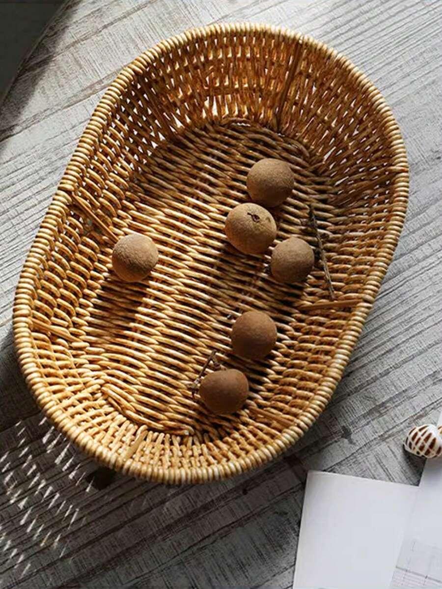 pleciony kosz na owoce