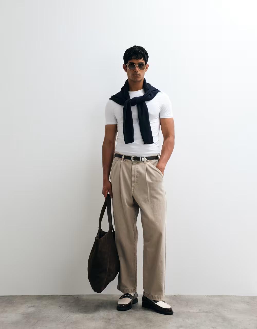 BIAŁY T-SHIRT BASIC
